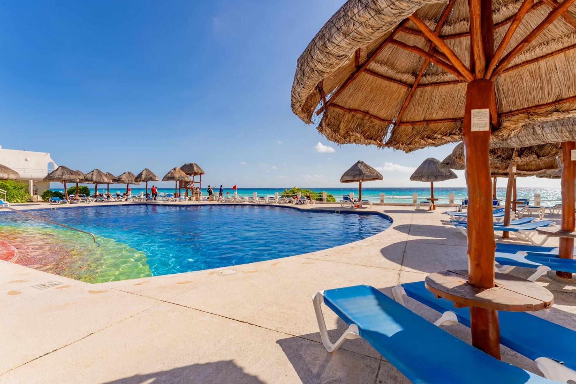 Amazing Caribbean Ocean View At Villas Marlin In カンクン エクステリア 写真