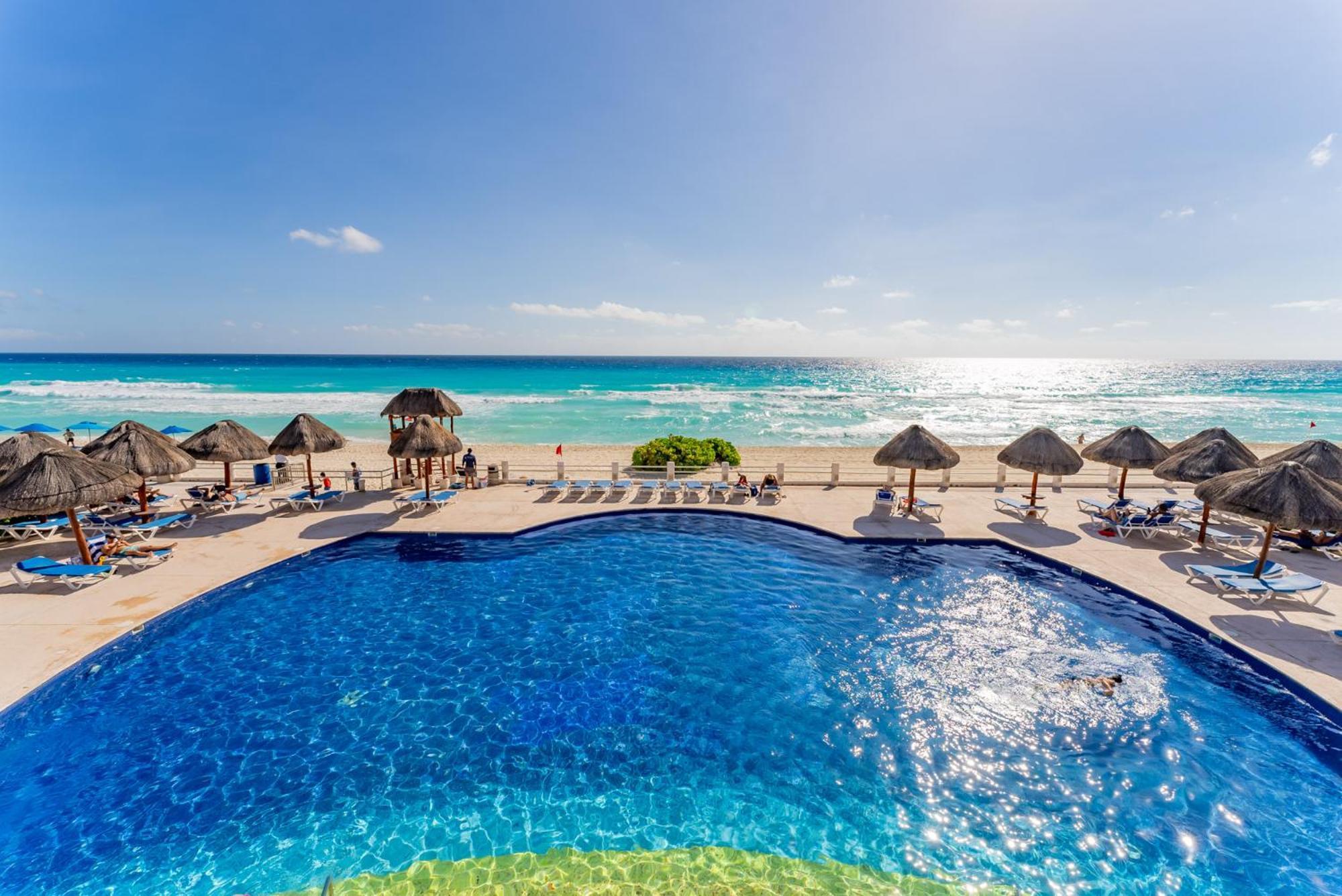 Amazing Caribbean Ocean View At Villas Marlin In カンクン エクステリア 写真
