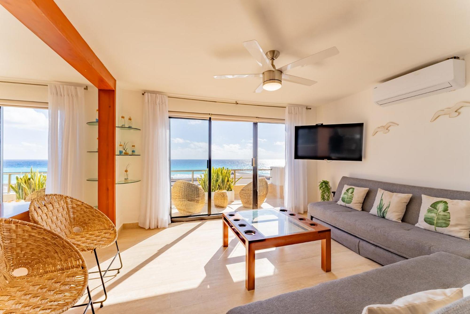 Amazing Caribbean Ocean View At Villas Marlin In カンクン エクステリア 写真